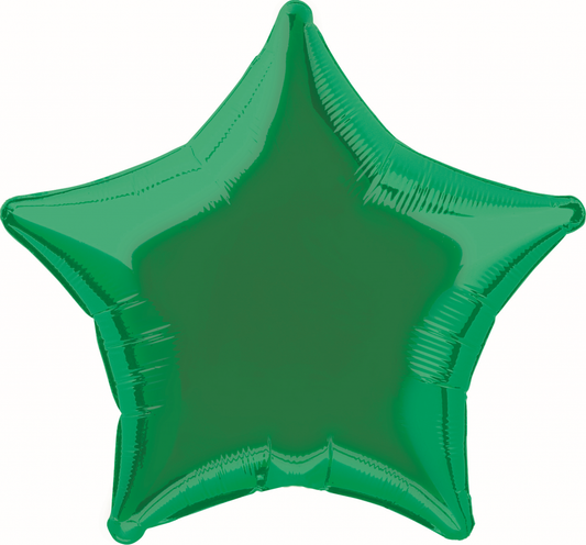 Emerald Foil Star Balloon