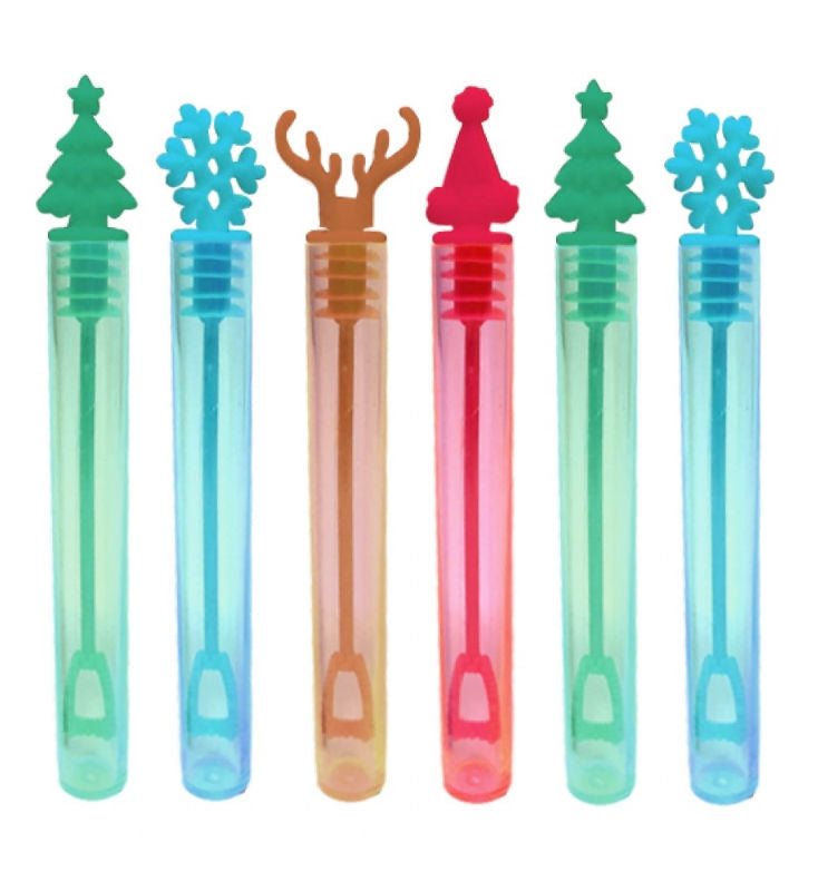 12 Christmas Tube Bubbles