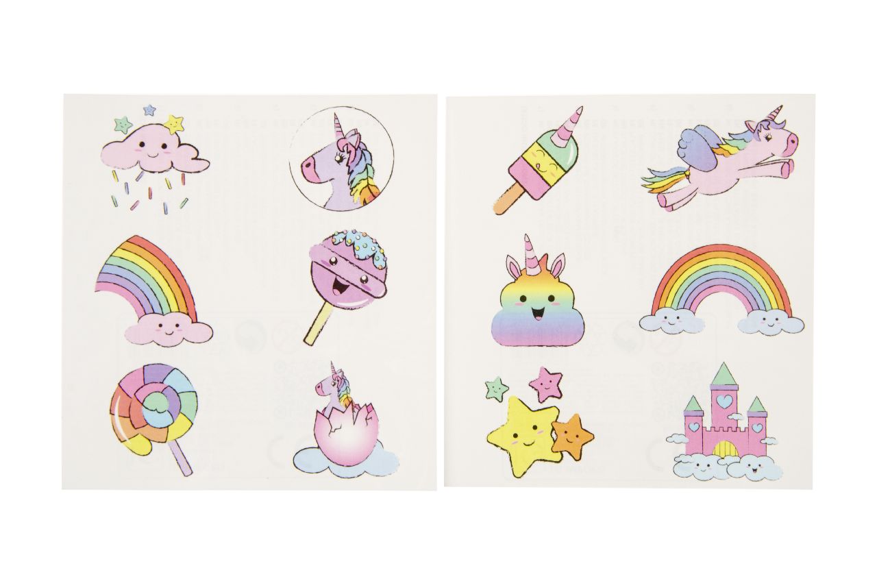 Unicorn Tattoo Sheet