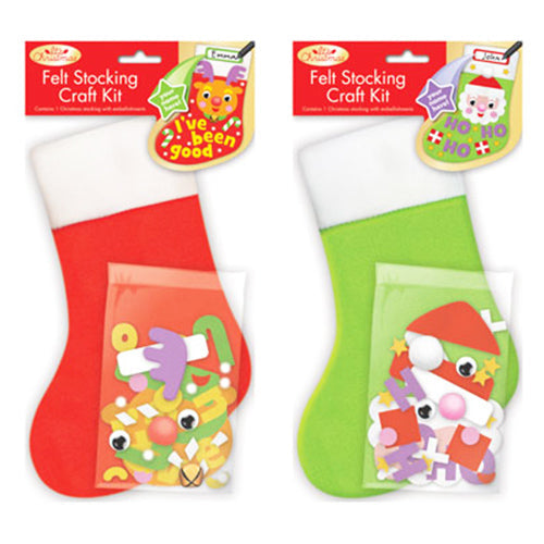 Christmas Felt Stocking Craft Kit
