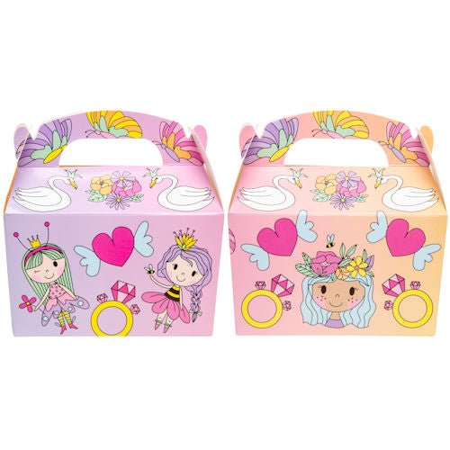 12 Princess Small Treat Boxes