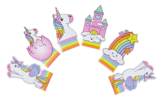6 Unicorn Finger Puppets