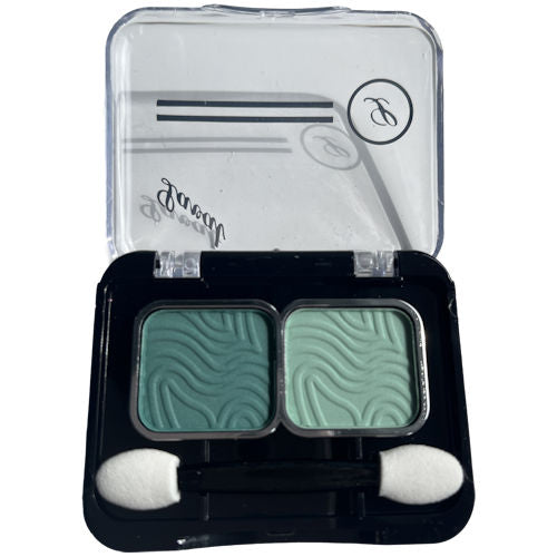 Laval Cosmetics Duo Eyeshadow - The Greens Shades Blendable Formula Long-Lasting Eye Makeup Palette