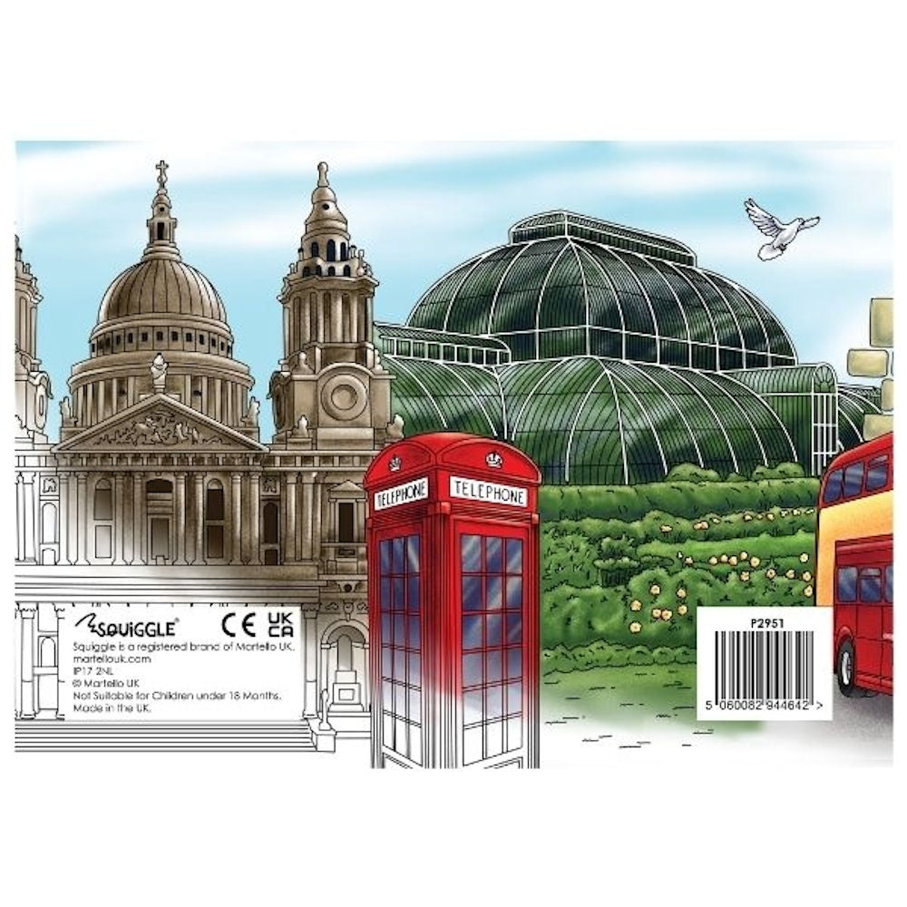 A4 Famous Places Advanced Colouring Book - Landmarks Destinations High Quality Relaxing Art Therapy
