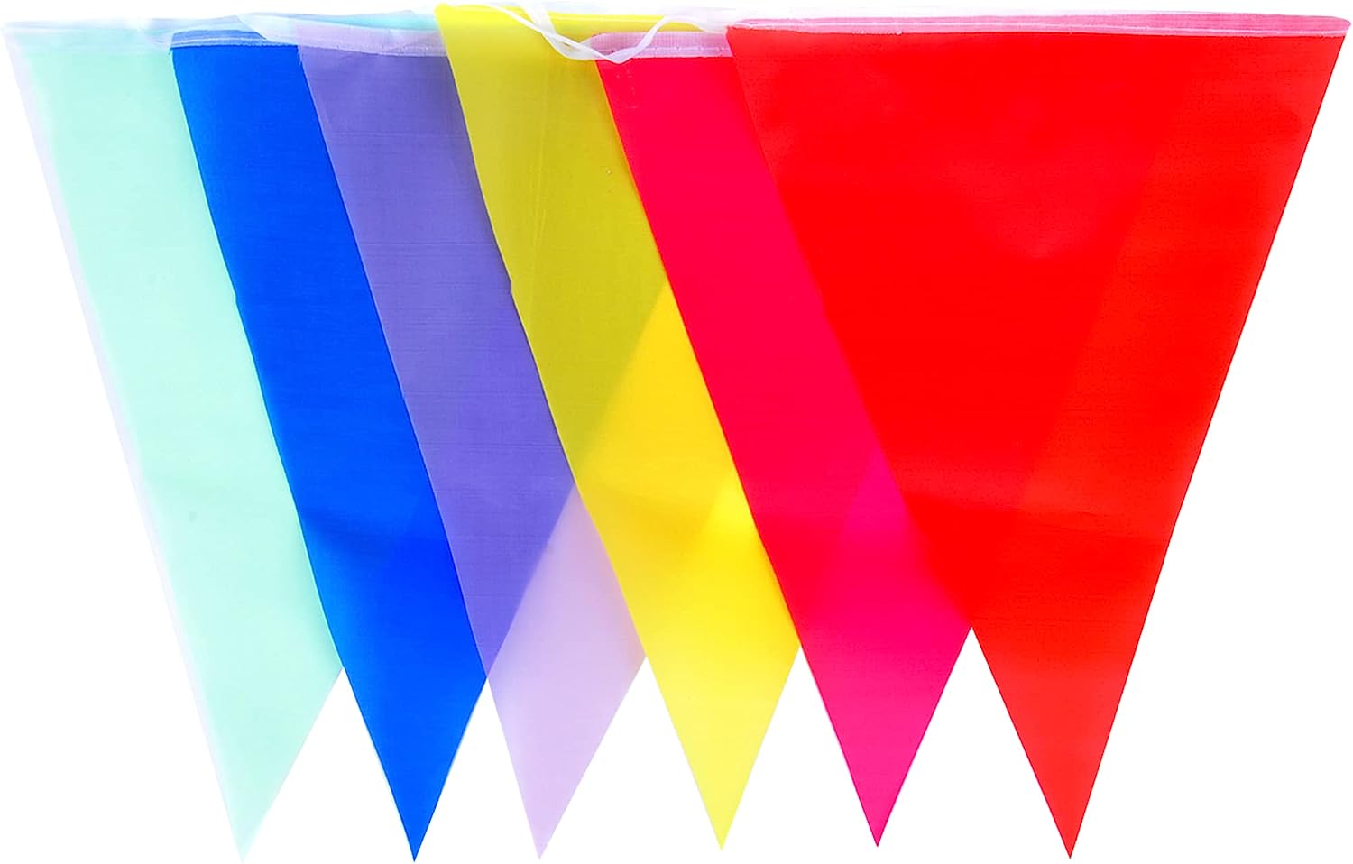 Multicoloured 10m Triangle Bunting