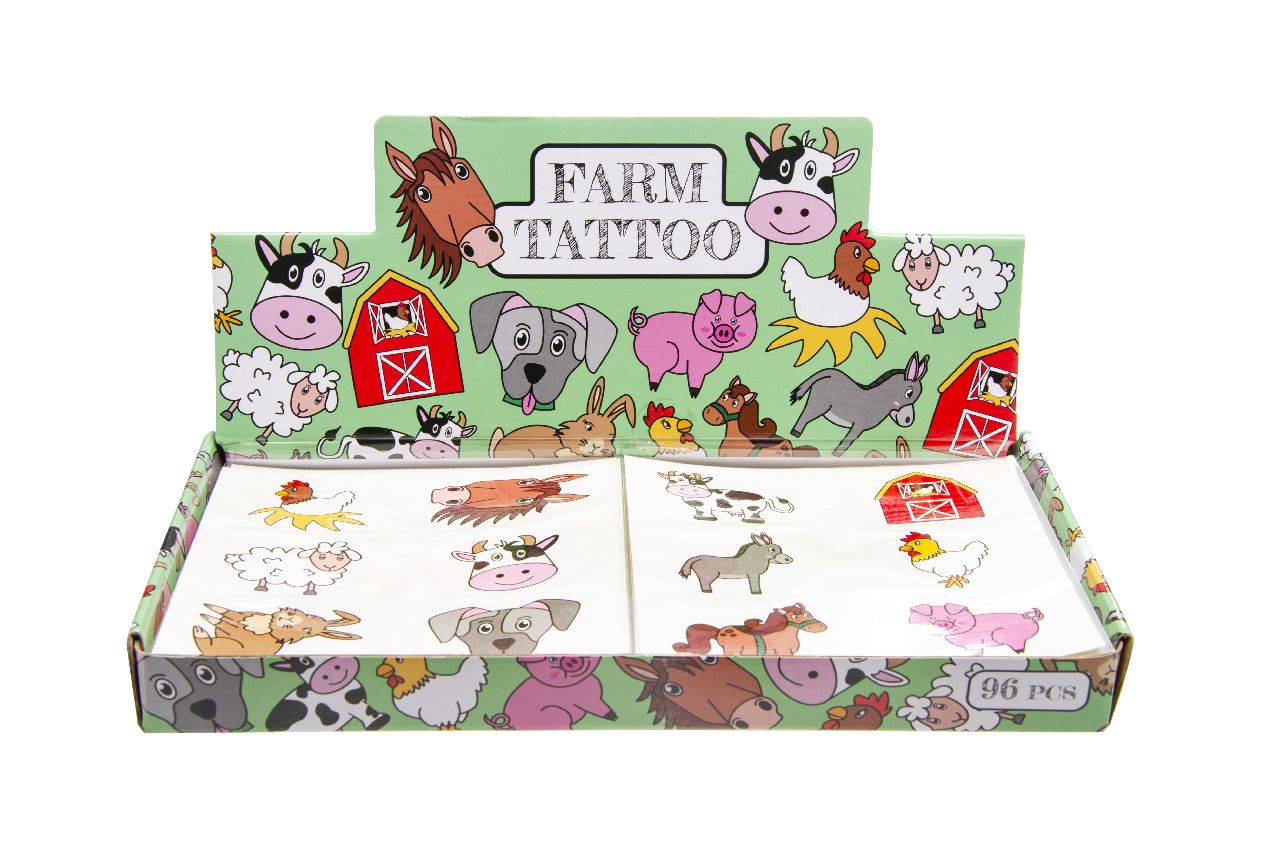 Farm Animal Tattoo Sheet