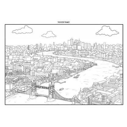 A4 Famous Places Advanced Colouring Book - Landmarks Destinations High Quality Relaxing Art Therapy