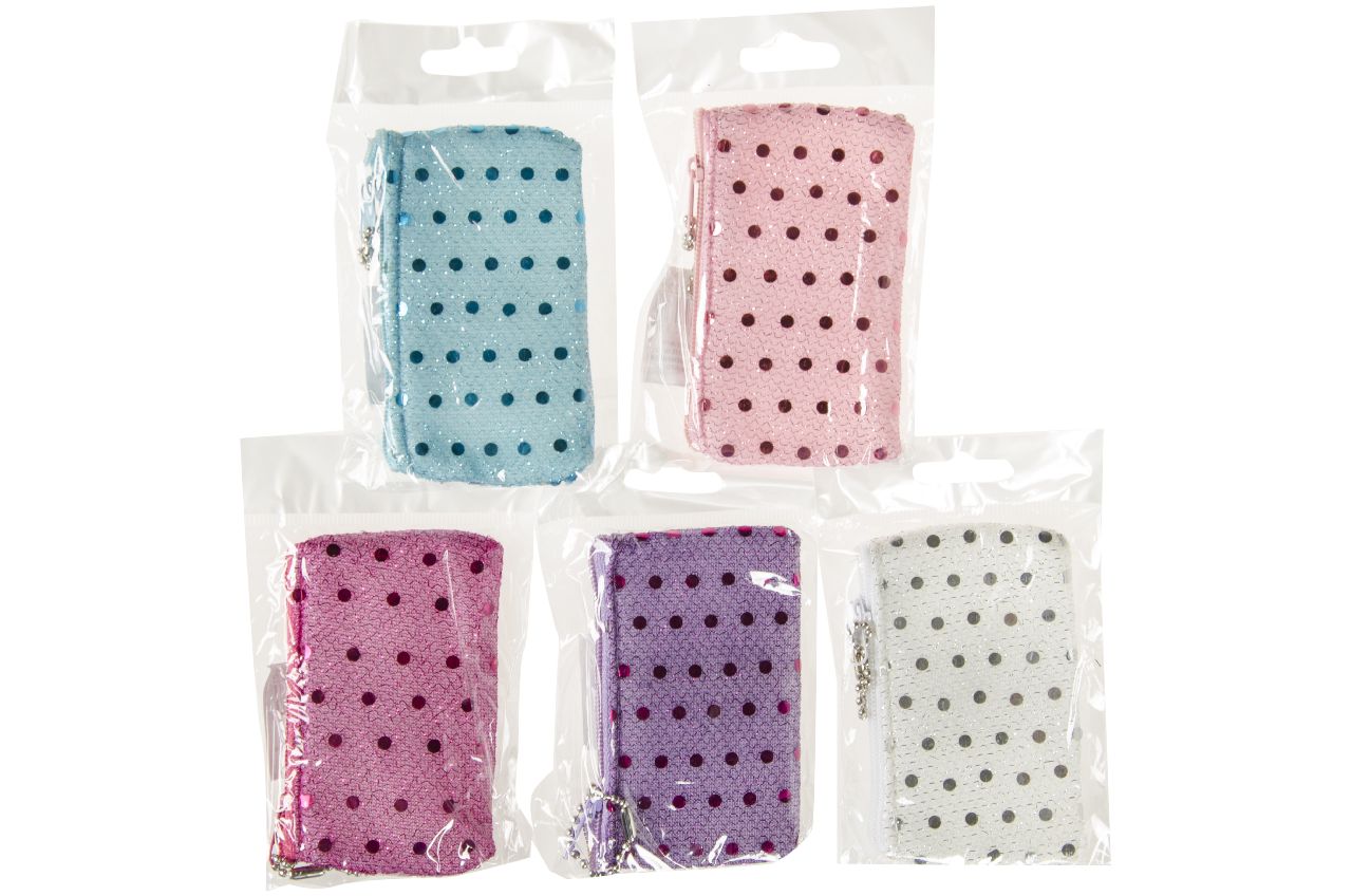 6 Rectangular Mini Glitter Purses