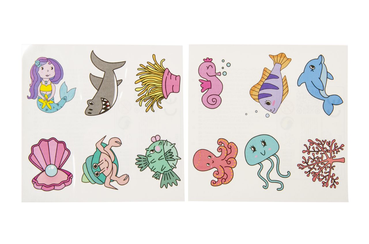 Sea Animal Tattoo Sheet