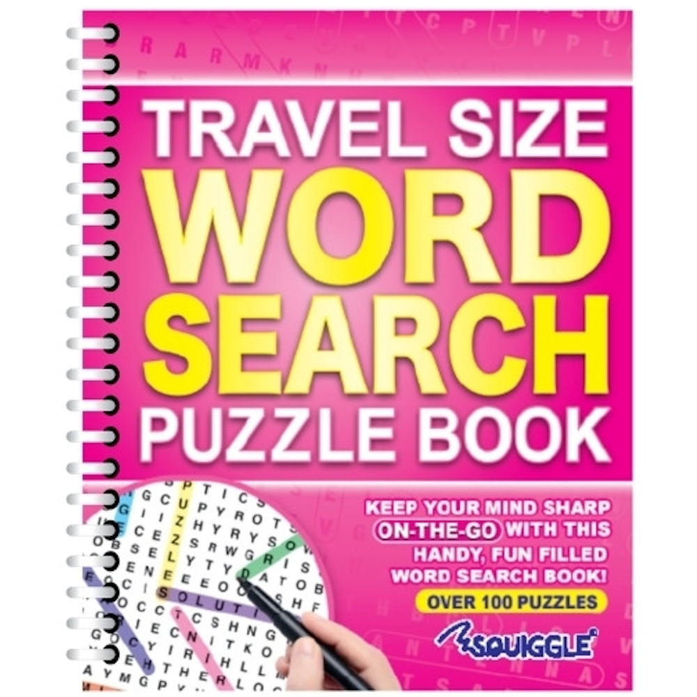 Travel Size Word Search Book - Assorted Convenient Size Entertainment High Quality