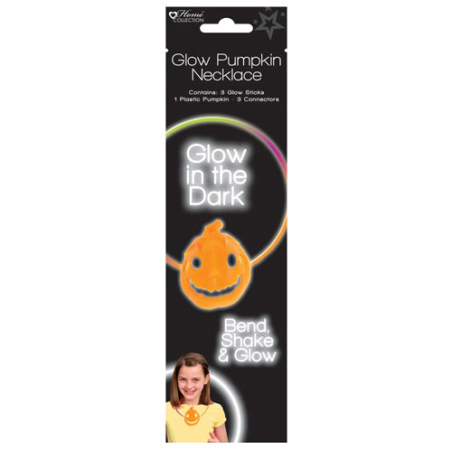 Glow In The Dark Pumpkin Necklace