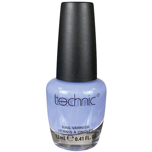 Technic Cosmetics Glossy Nail Polish Pastel Purple Parma Violet 12ml - Nail Colour High Shine Long-lasting