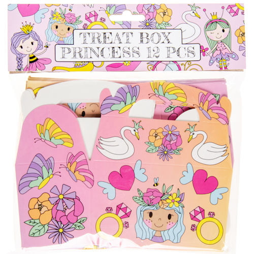 12 Princess Small Treat Boxes