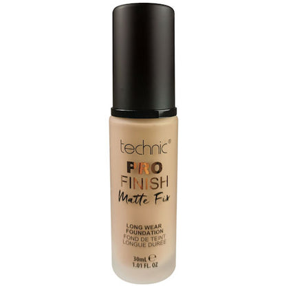 Technic Cosmetics Pro Finish Matte Foundation No Shine Ivory - Makeup Beauty Matte Finish Foundation
