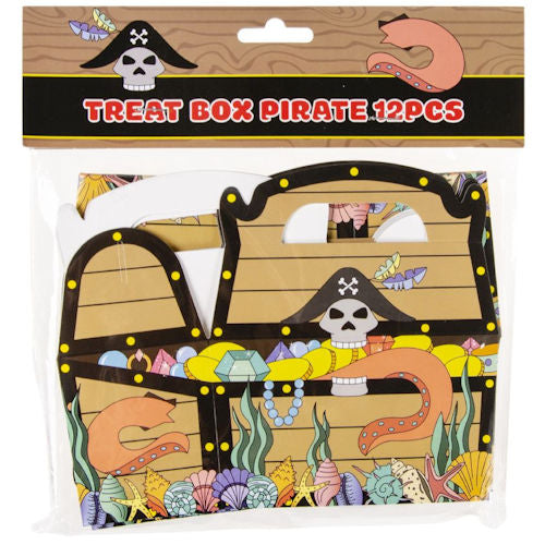 12 Pirate Small Treat Boxes