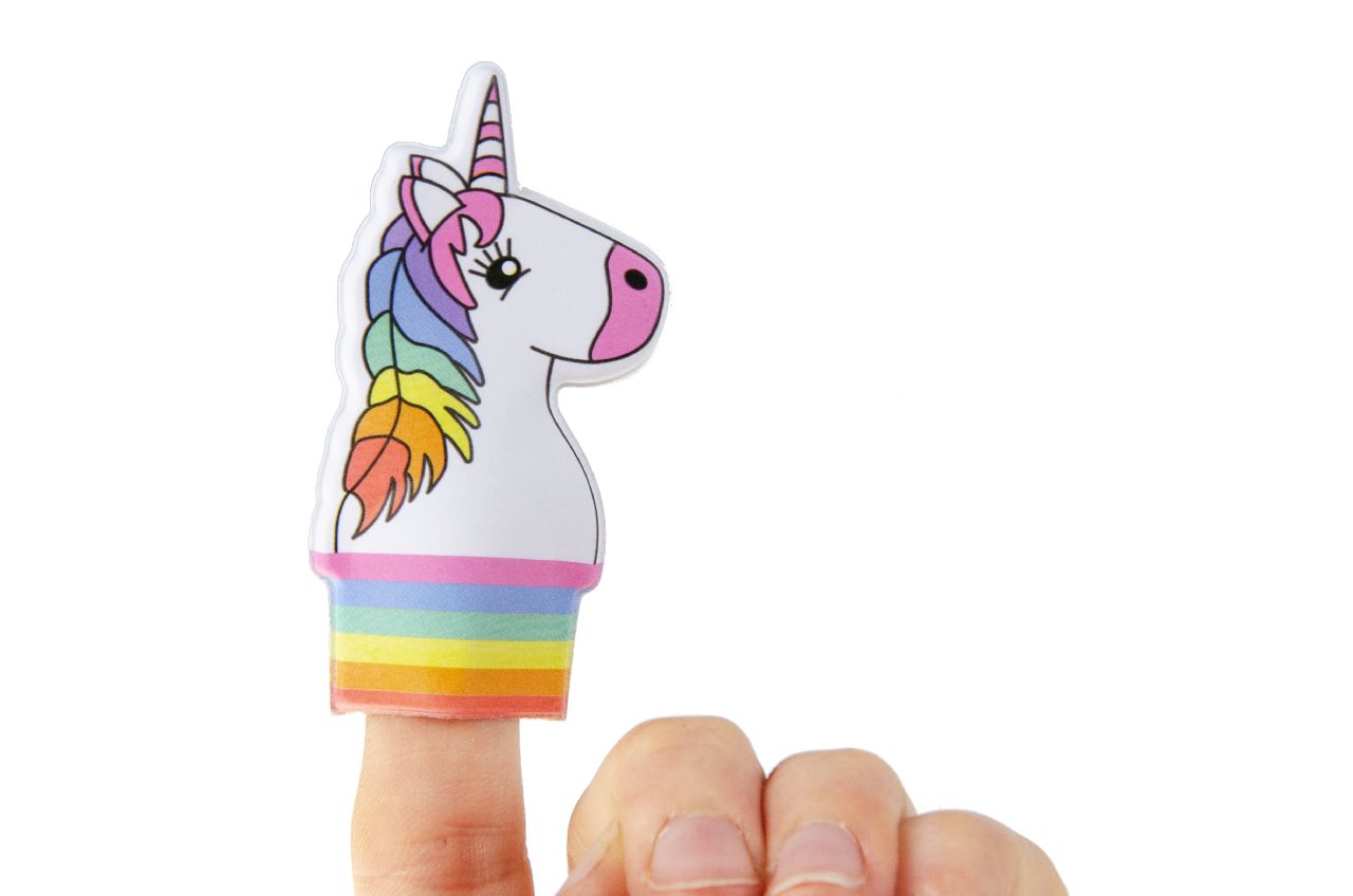 6 Unicorn Finger Puppets