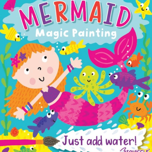 Magic Painting Book Mermaid - Mess Free Painting Experience Just Add Water Colourful Fun