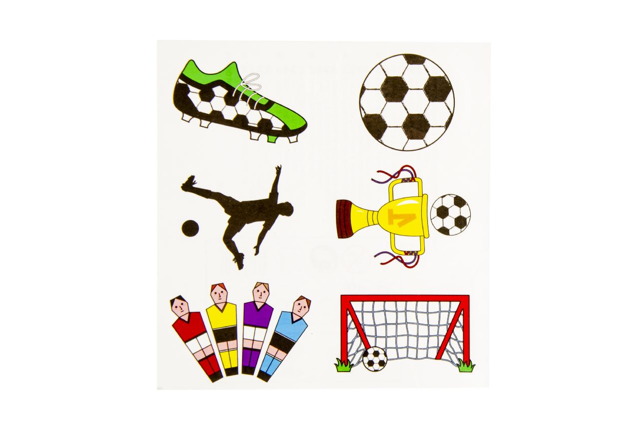 Football Tattoo Sheet
