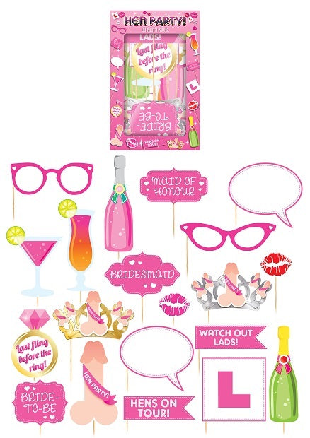 Hen Party Photo Prop Set