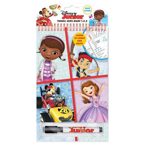 Disney Junior Travel Wipe Away 1.2.3 Pad