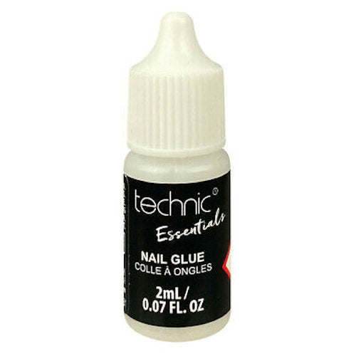 Technic Cosmetics Nail Glue Clear - Strong Hold Quick-Drying Easy Application Long-Lasting