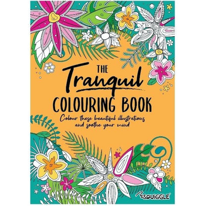 A4 Tranquil Advanced Colouring Book - Intricate Designs Relaxing Art Therapy High Quality Paper Tranquil