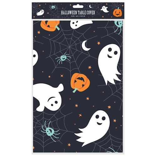 Halloween Design Paper Table Cover - 160cm x 109cm Spooky Festive Party Decoration Disposable Tableware