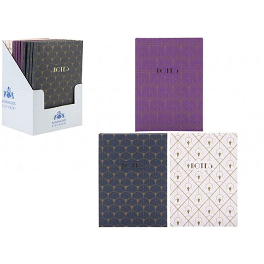 A5 Hardback Lined Notebook - Assorted Thoughts Ideas Ruled Paper Book